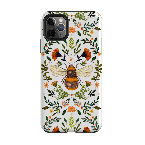 iPhone Tough Case - Botanical Bee White By Jade Mosinski Cheap