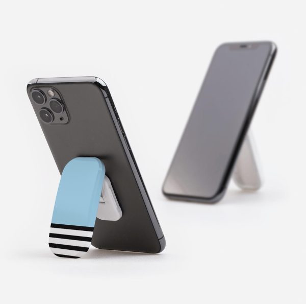 Blue And Stripes Phone Stand For Cheap