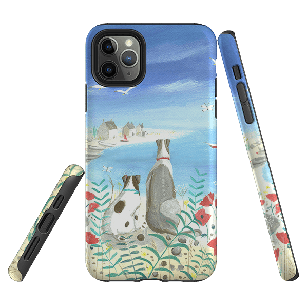 iPhone Tough Case - Beach Dogs By Mary Stubberfield Sale