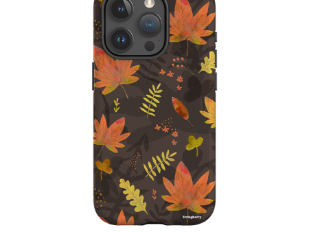 iPhone Tough Case - Autumn Leaves Yellow Online Sale