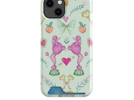 Pink Poodle Parlour Mint Case and Card By Catherine Rowe Cheap