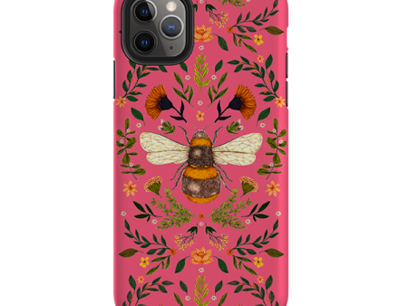 iPhone Tough Case - Botanical Bee Peach By Jade Mosinski Cheap