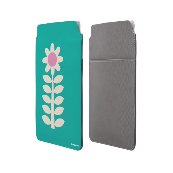 Aqua Floral By Ken Eardley Laptop, Kindle & iPad Sleeve Supply