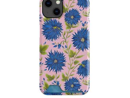 Blue Flowers Pink Case and Card By Catherine Rowe Online