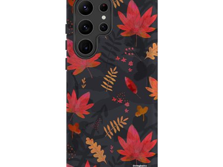 Samsung Tough Case - Autumn Leaves Dark Sale