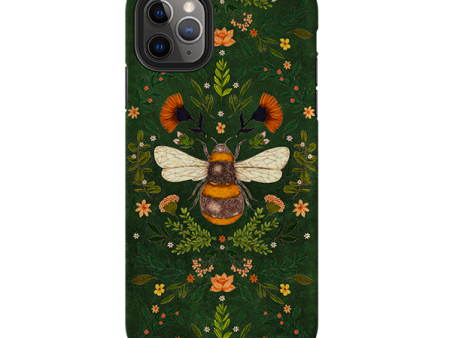 iPhone Tough Case - Botanical Bee Green By Jade Mosinski For Cheap