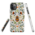 iPhone Tough Case - Botanical Bee White By Jade Mosinski Cheap