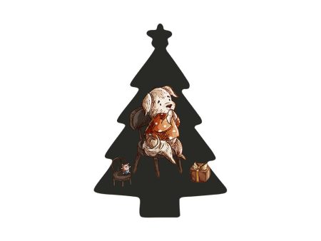 Christmas Decorations ANTICIPATION- Wooden Xmas Tree And Fridge Magnet Hot on Sale