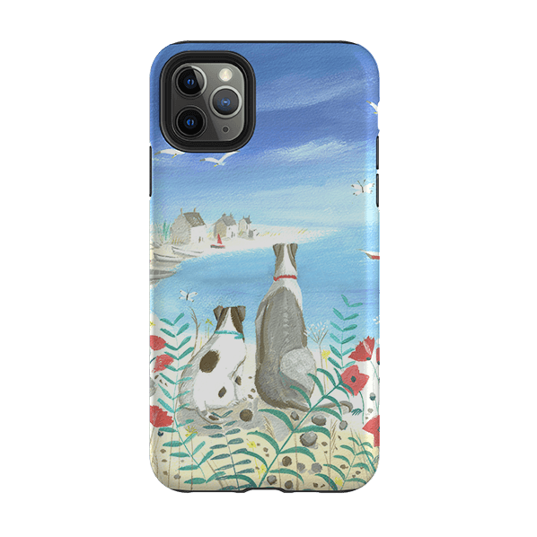 iPhone Tough Case - Beach Dogs By Mary Stubberfield Sale