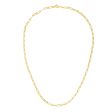 14K Gold 3.2mm Paperclip Chain Fashion