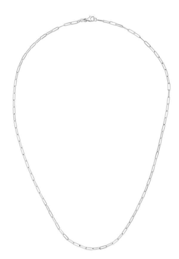 14K Gold 2.1mm Paperclip Chain Online