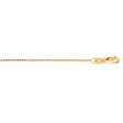 14K Gold .75mm Classic Box Chain For Sale