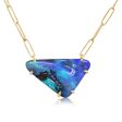 14K Yellow Gold Australian Boulder Opal Neckpiece Discount